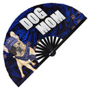 Dog Mom Bamboo Hand Fan