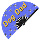 Dog Dad Bamboo Hand Fan