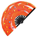 Donut Bamboo Hand Fan