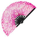 Donut Bamboo Hand Fan