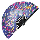 Donut Bamboo Hand Fan
