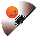 Facebook Emoji Bamboo Hand Fan