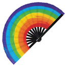 Pride Flag LGBT Bamboo Hand Fan