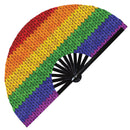 Pride Flag LGBT Bamboo Hand Fan