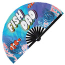 Fish Dad Bamboo Hand Fan