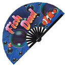 Fish Dad Bamboo Hand Fan