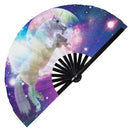 Unicorn Bamboo hand fan