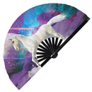 Unicorn Bamboo hand fan