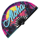 Aloha Hawaii Bamboo Hand Fan