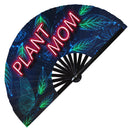 Plant Mom Bamboo Hand Fan