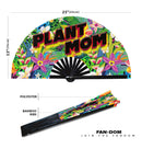 Plant Mom Bamboo Hand Fan