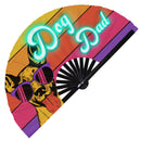 Dog Dad Bamboo Hand Fan