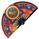 2021 Chinese New Year Of The Ox Bamboo Hand Fan