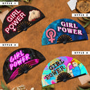 Girl Power Bamboo Hand Fan