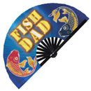Fish Dad Bamboo Hand Fan