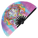 japanese fan unicorn decorative fan UV glow hand fan lgbt unicorn fan gay unicorn fan gifts for girls girly unicorn gifts rainbow unicorn fan pony hand fan unicorn lights fan unicorn stuffs unicorn lover gifts pride unicorn