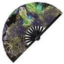 Flower Woman Bamboo Hand Fan