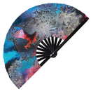 Flower Woman Bamboo Hand Fan