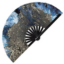 Flower Woman Bamboo Hand Fan