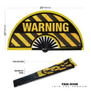 Road Signs Bamboo Hand Fan