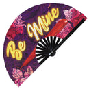Be Mine Valentines Bamboo hand fan