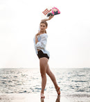 Babes Build Empire Bamboo hand fan