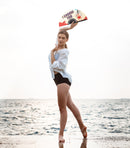 Valentines Day Bamboo Hand Fan