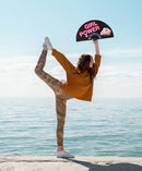 Girl Power Bamboo Hand Fan