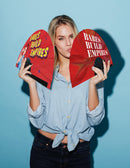 Babes Build Empire Bamboo hand fan