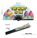 Easter Bunny Egg Bamboo Hand Fan