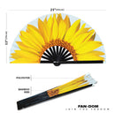Easter Spring Flower Bamboo Hand Fan