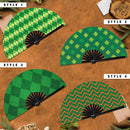 St Patricks Day Bamboo Hand Fan