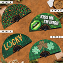 St Patricks Day Bamboo Hand Fan