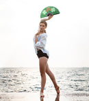 St Patricks Day Bamboo Hand Fan