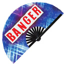 Rave Words Bamboo Hand Fan