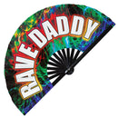 Rave Words Bamboo Hand Fan