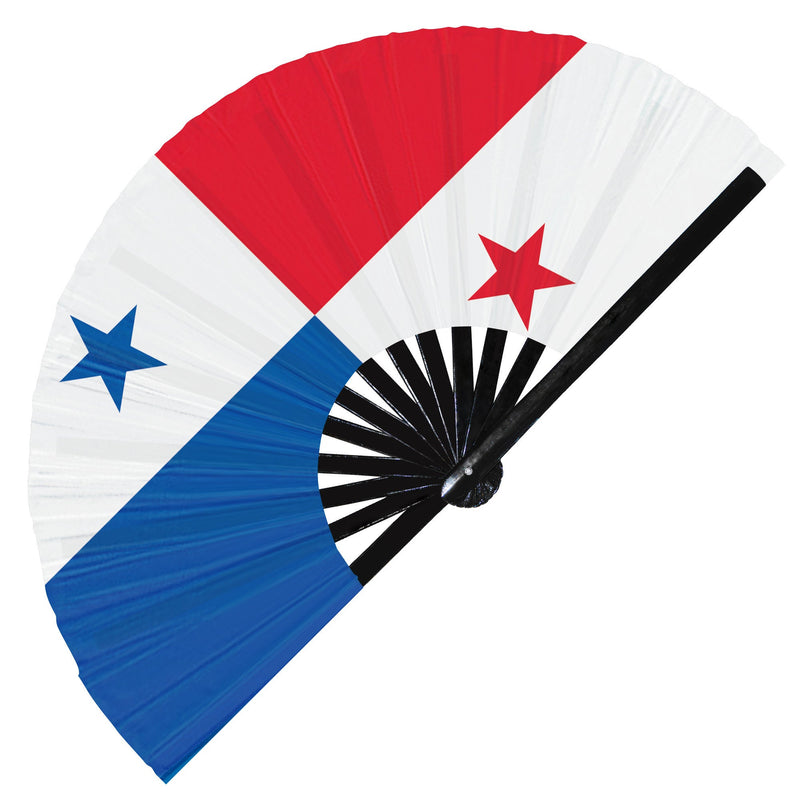 National flags foldable hand fans | USA Argentina Barbados Brazil Canada Colombia Jamaica Mexico Panama Puerto RicoFlag Hand Fan