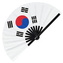 National Flags Asia Bamboo Hand Fan
