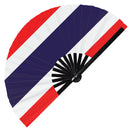 National Flags Asia Bamboo Hand Fan