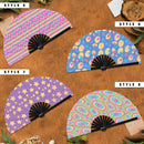Easter Egg Pattern Bamboo Hand Fan