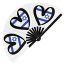 National Flags ESC Bamboo Hand Fan