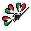 National Flags ESC Bamboo Hand Fan