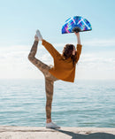 Rave Lights Bamboo Hand Fan