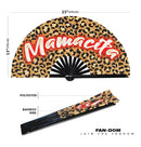 Badass Mama Mothers Day Bamboo Hand Fan