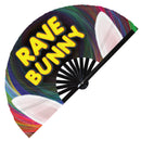 Rave Words Bamboo Hand Fan