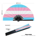 Pride Flag LGBTQA Bamboo Hand Fan