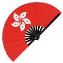 National Flags Asia Bamboo Hand Fan