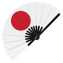 National Flags Asia Bamboo Hand Fan