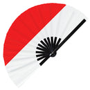 National Flags Asia Bamboo Hand Fan