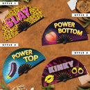 slay power bottom power top kinky beef cake hunk twink NSA gag hieeee gay hand fan lgbt hand fan bdsm gifts